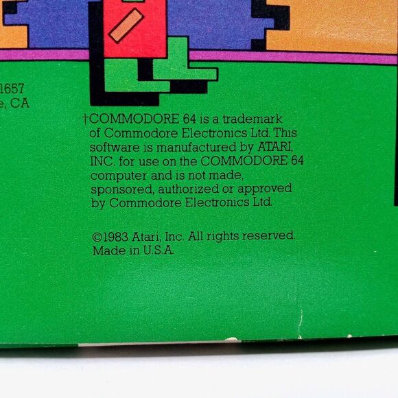 Atarisoft Dig Dug Commodore 64 Game w/ Original Box & Manual **UNTESTED** - Picture 5 of 10